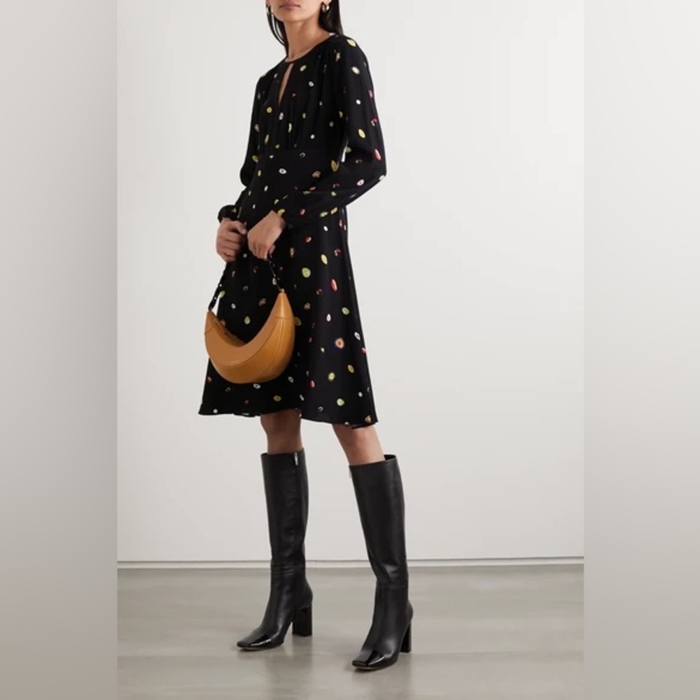 NWT DVF Andrea Polka Dot Dress
